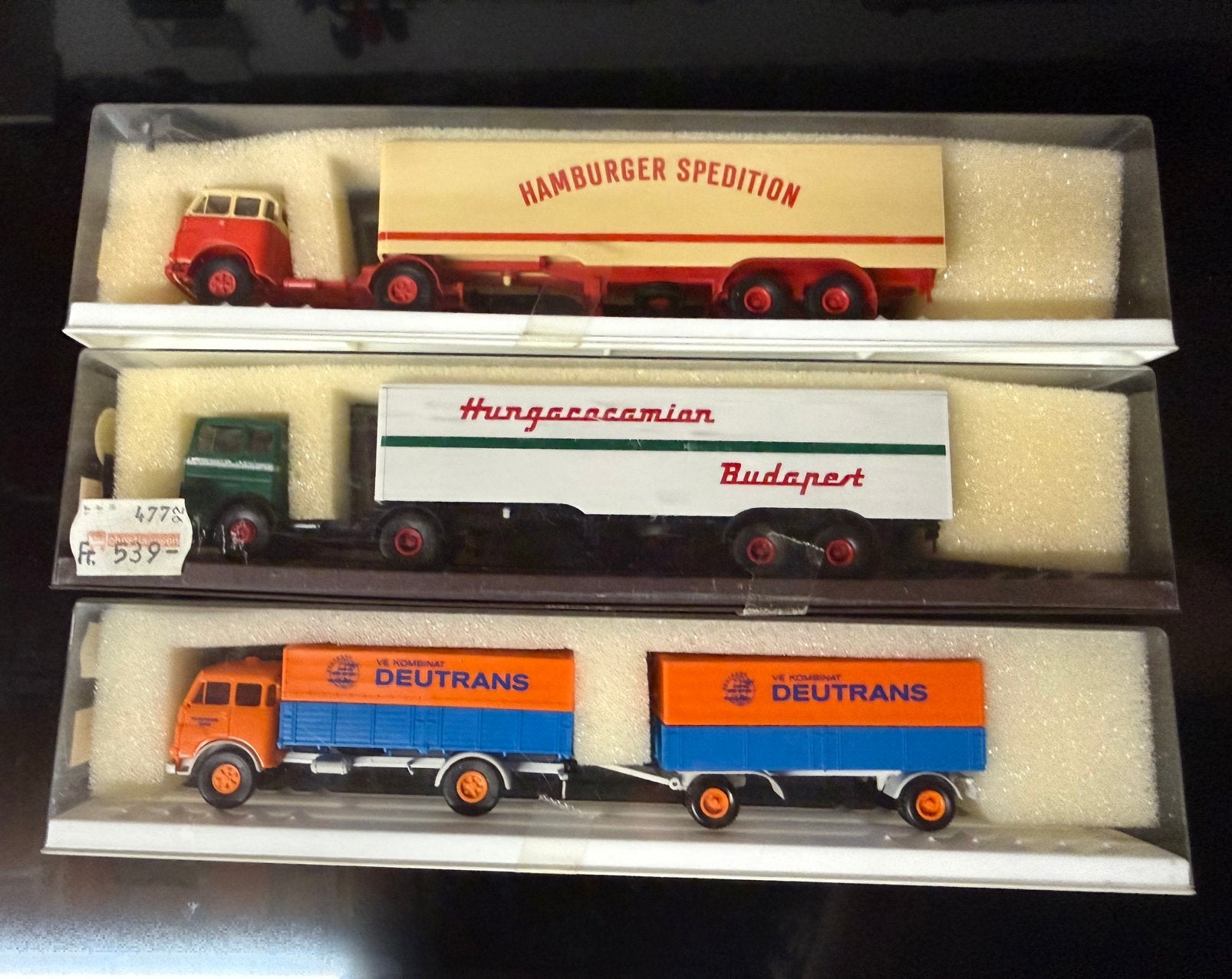 Brekina modelvrachtwagens 1:87, Ophalen of Verzenden, Zo goed als nieuw, Bus of Vrachtwagen, Brekina