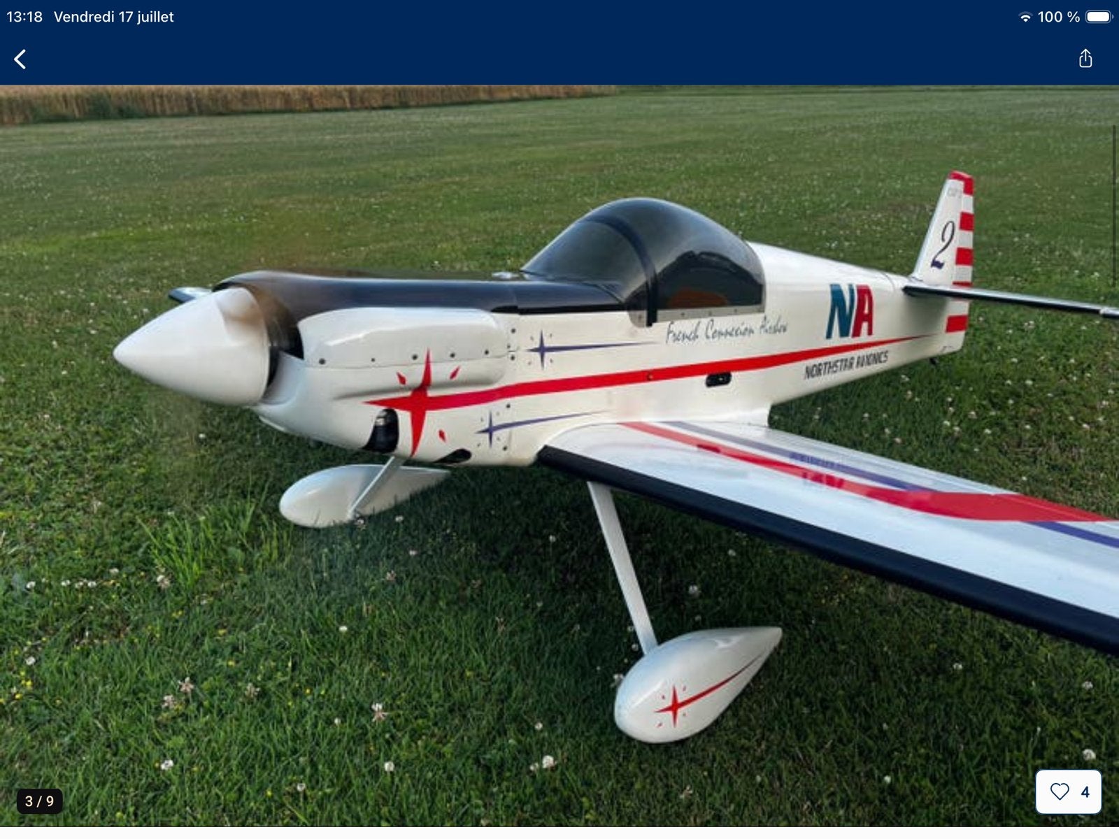Cap 21 Toni Clarck + titan 62 neuf, Enlèvement, Utilisé, Essence, RTF (Ready to Fly)