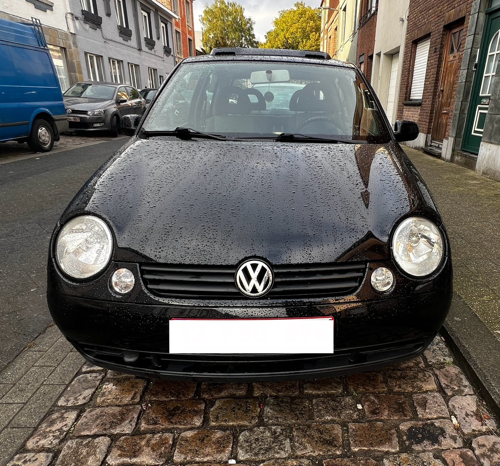 Volkswagen Lupo 1.4 Benzine 2003. Euro 4, Auto's, Volkswagen, Automaat, USB, Zwart, Bedrijf
