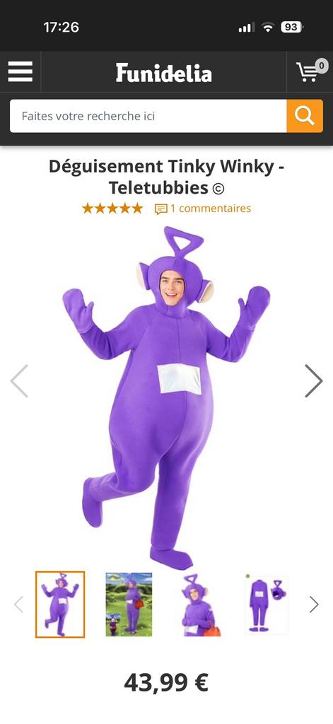 Costume, Enlèvement ou Envoi, Porté, Vêtements