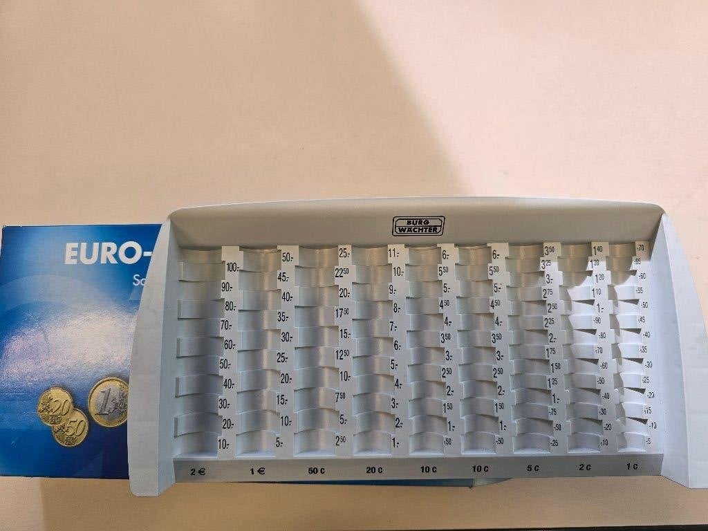 GELDLADE INZETSTUK 9 RIJEN VOOR 7 EUROMUNTEN, Muziek en Instrumenten, Ophalen of Verzenden, Nieuw