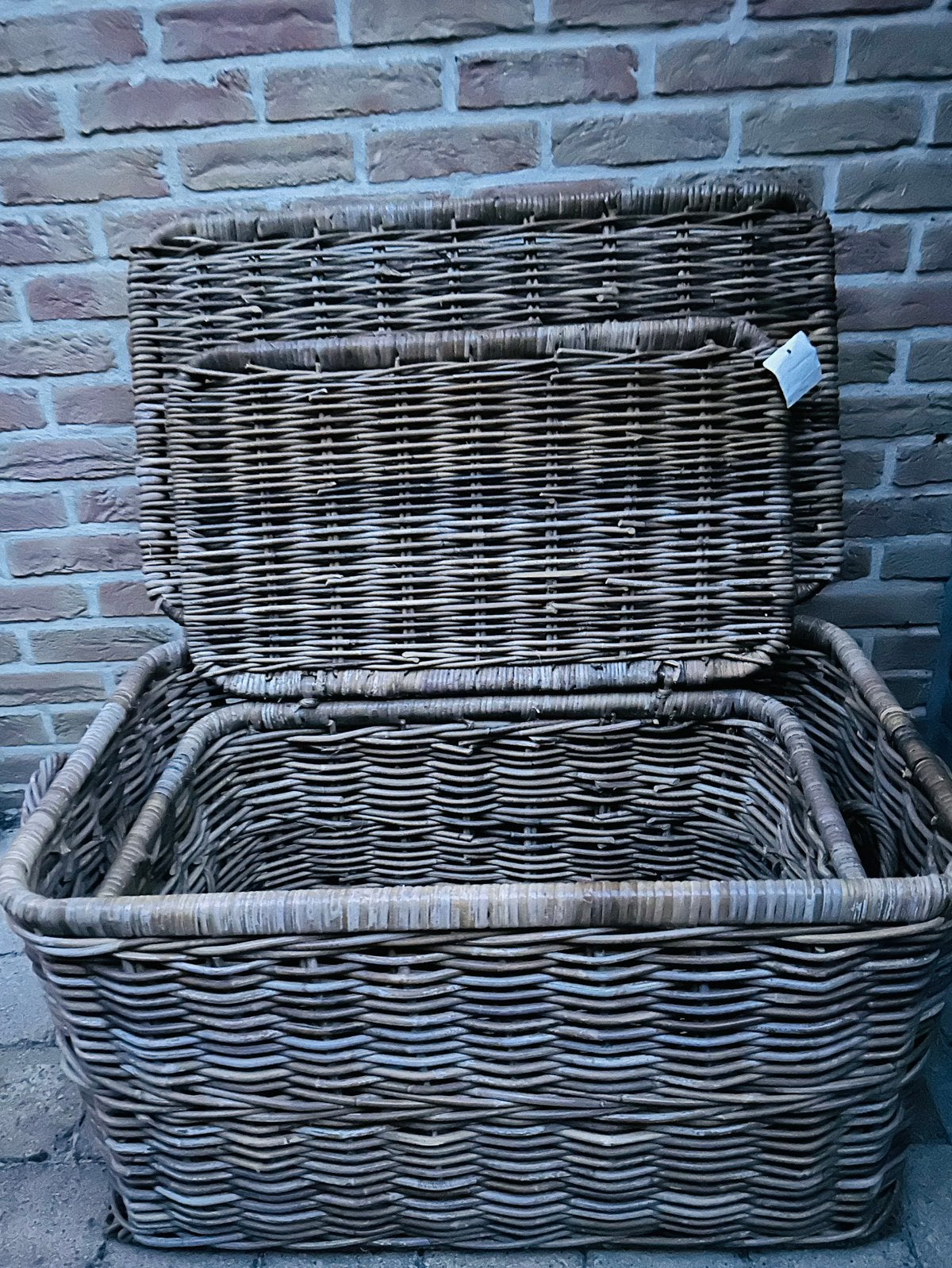 Paniers en osier (lot de 2) : petits et grands, Enlèvement, Comme neuf