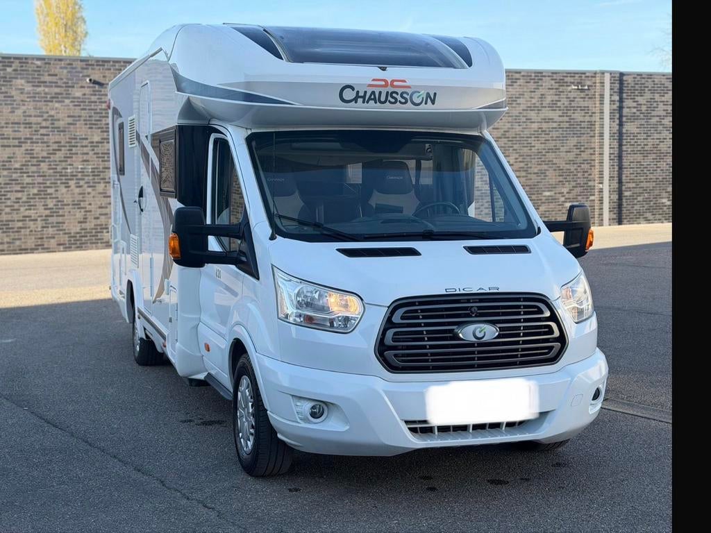Ford Chausson 620 2016 45.000km Airco, Caravans en Kamperen, Mobilhomes, Ringverwarming, Buitenlamp, Ford, Particulier