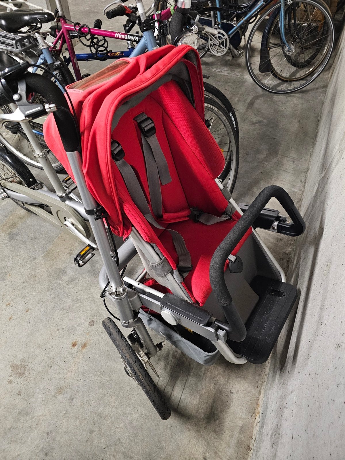 Bakfiets Taga, Ophalen, 1 kind