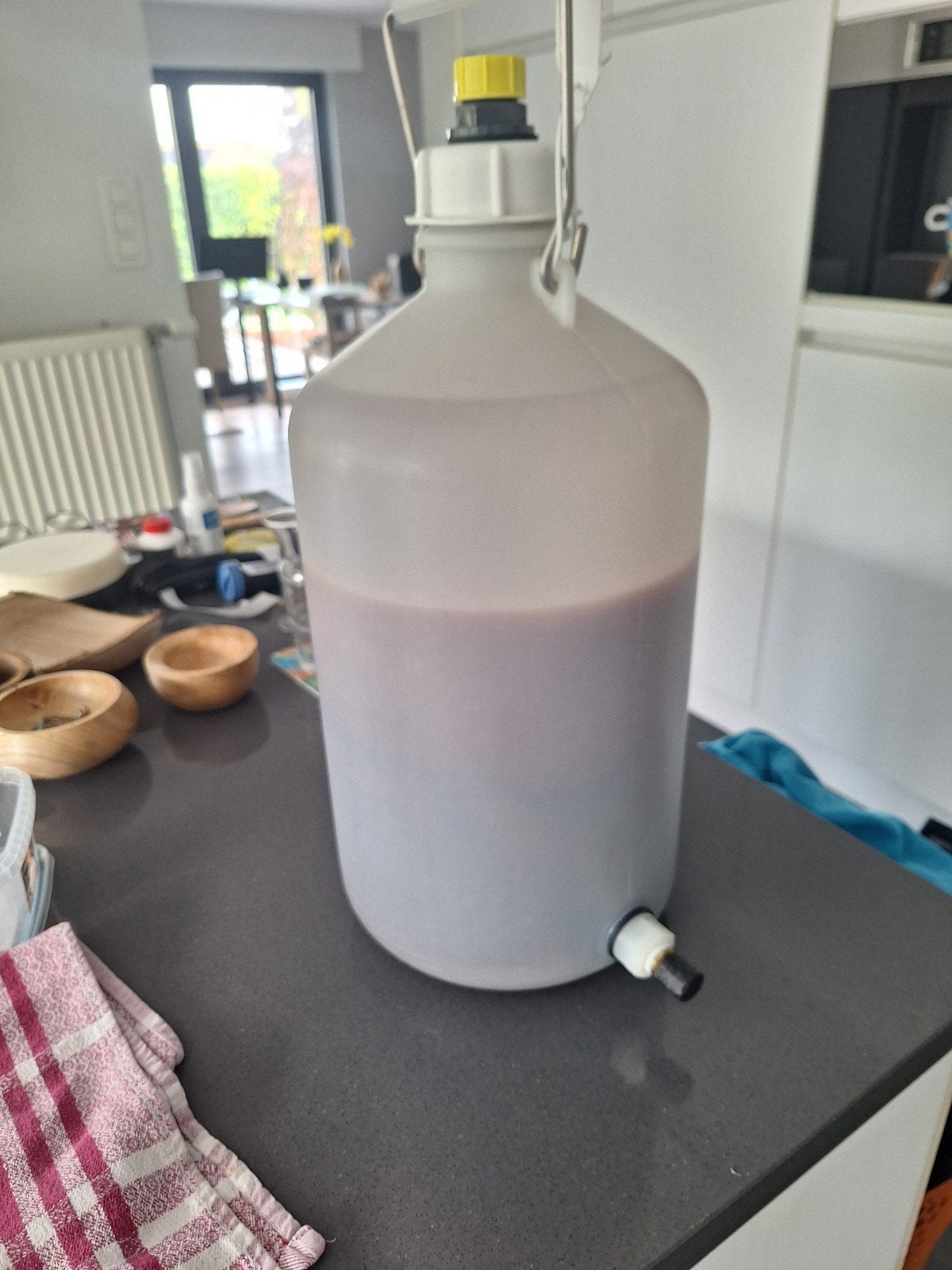 mixbedhars ionenwisselaar 10L, Ophalen