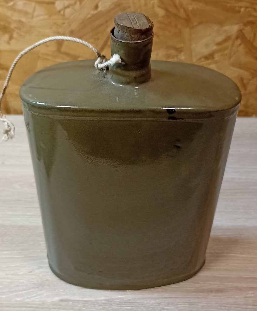 Gourde Britannique Mk VII Émail vert superbe état ww2, Envoi