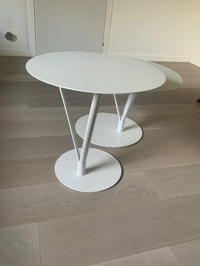 Bonaldo salontafel en bijzettafel, Ophalen, Metaal of Aluminium, Alle, Rond