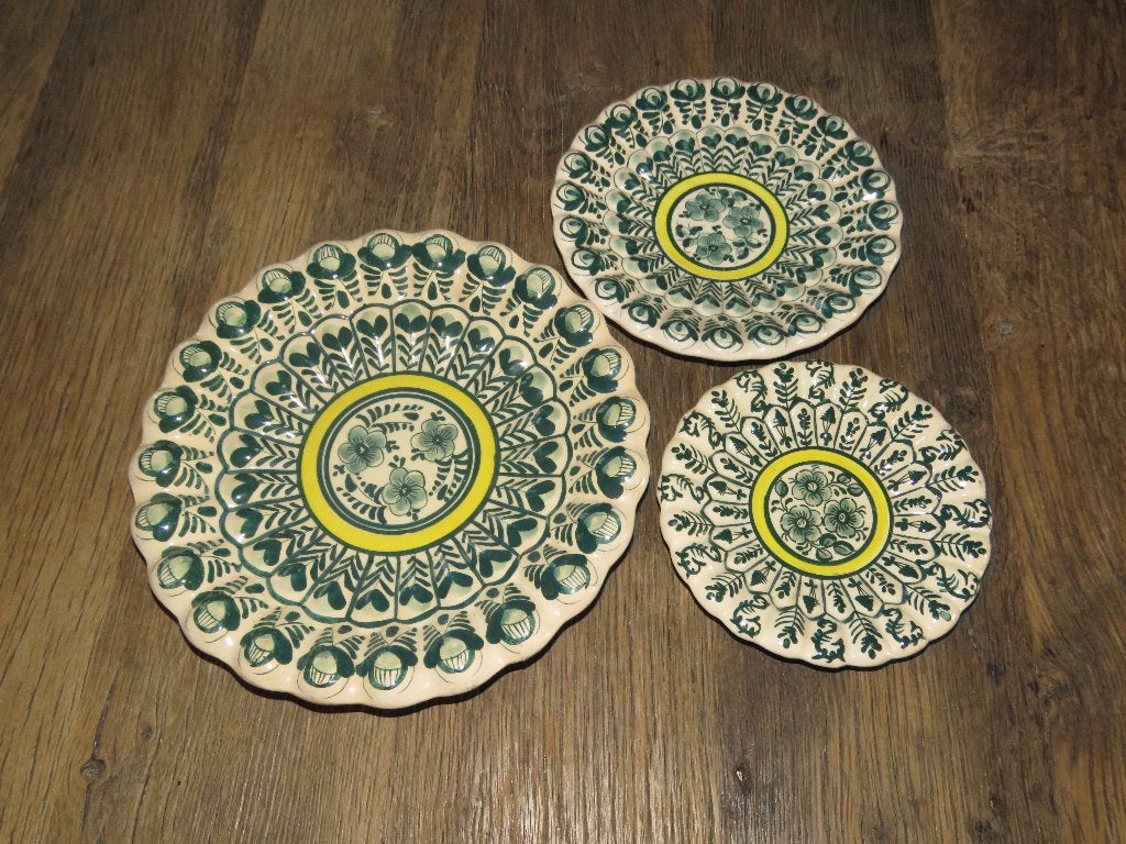 Set de 3 plats muraux en céramique Pascual Zorilla, Enlèvement ou Envoi