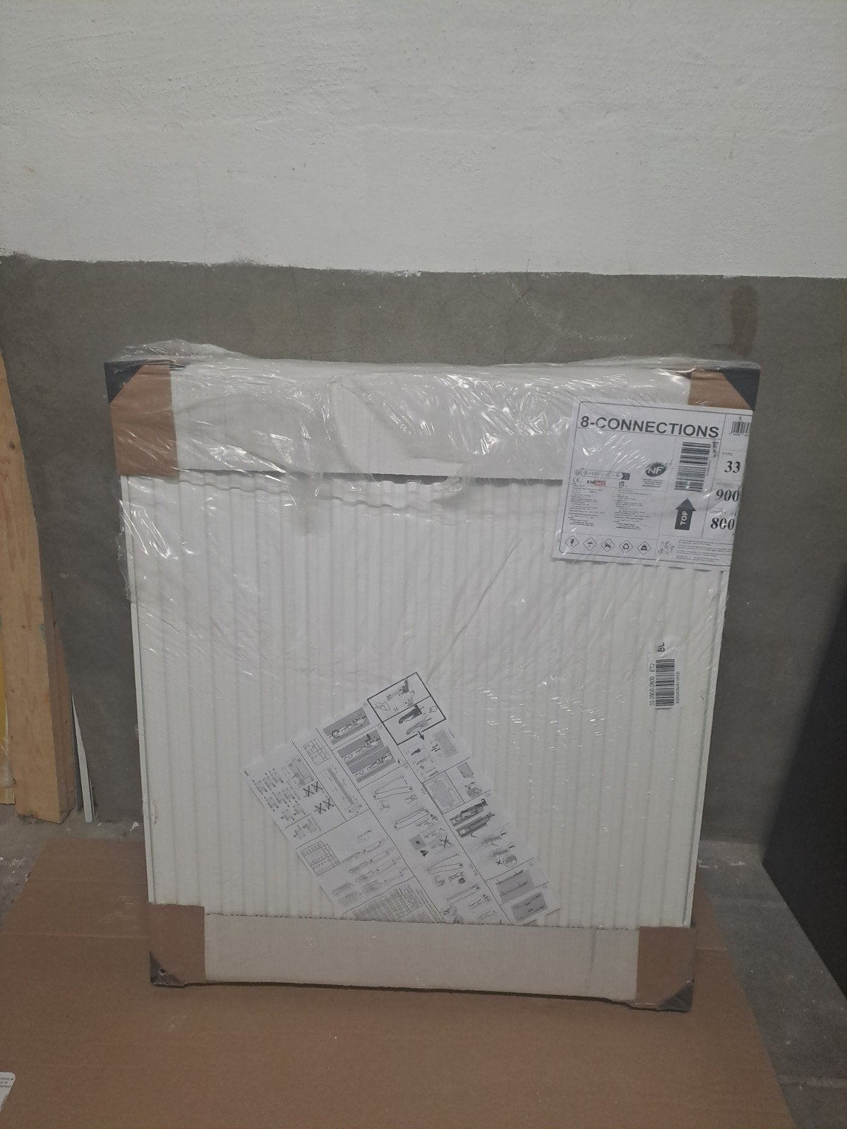stelrad t33 radiator, Doe-het-zelf en Bouw, Ophalen, Nieuw, 800 watt of meer, Radiator