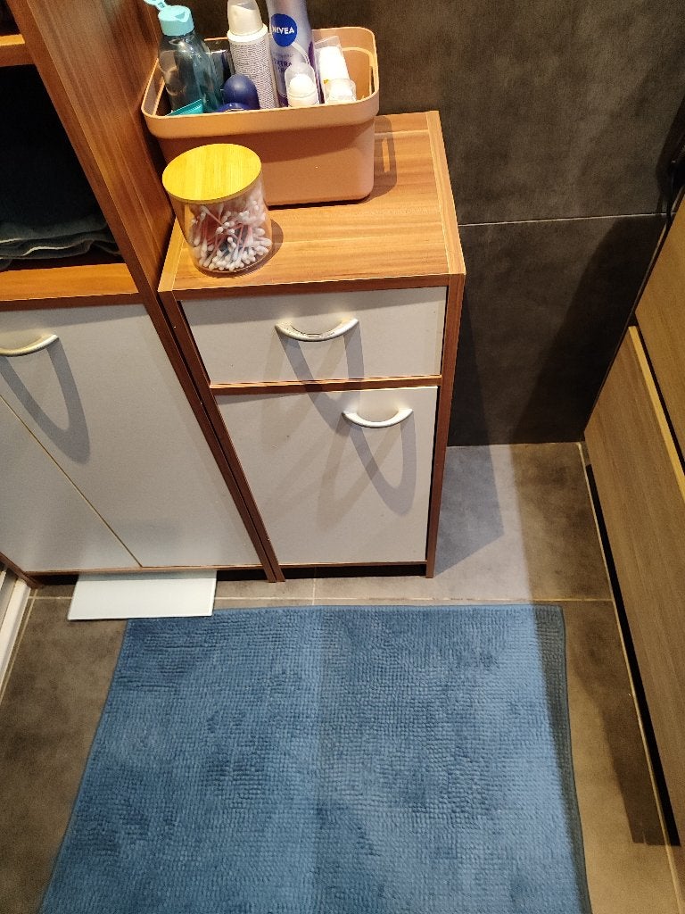 badkamer meubel, Huis en Inrichting, Ophalen, (Half)hoge kast, Minder dan 50 cm, Gebruikt