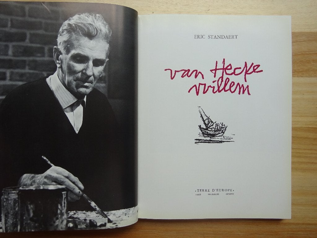 Willem Van Hecke, Monographie, Terre d'Europe 1975, Peinture et dessin, Enlèvement, Utilisé, Eric Standaert