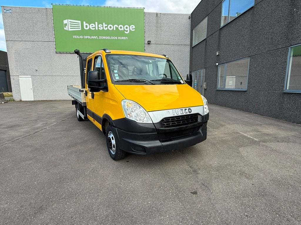 Iveco Daily Pick Up 40c15 (Stock ID 32495), Auto's, Bestelwagens en Lichte vracht, Euro 5, Zwart, Iveco, Geel