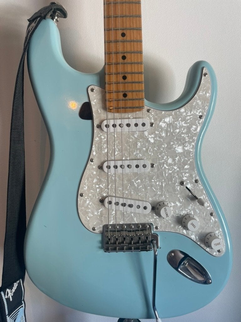 FENDER Stratocaster Highway 1 2002, Muziek en Instrumenten, Ophalen, Gebruikt, Solid body, Fender