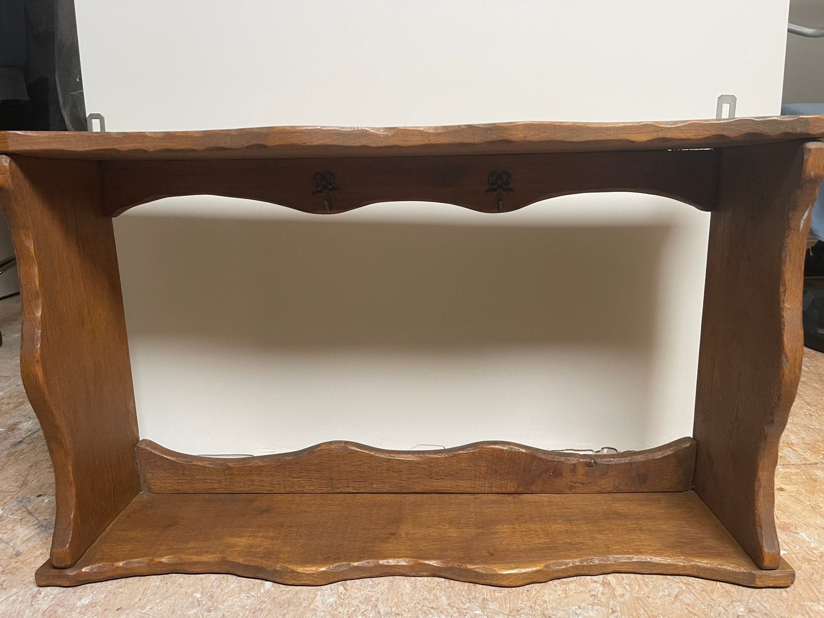 Étagère en chêne de style champêtre, Maison & Meubles, Bois, Avec système de suspension, Comme neuf, Enlèvement