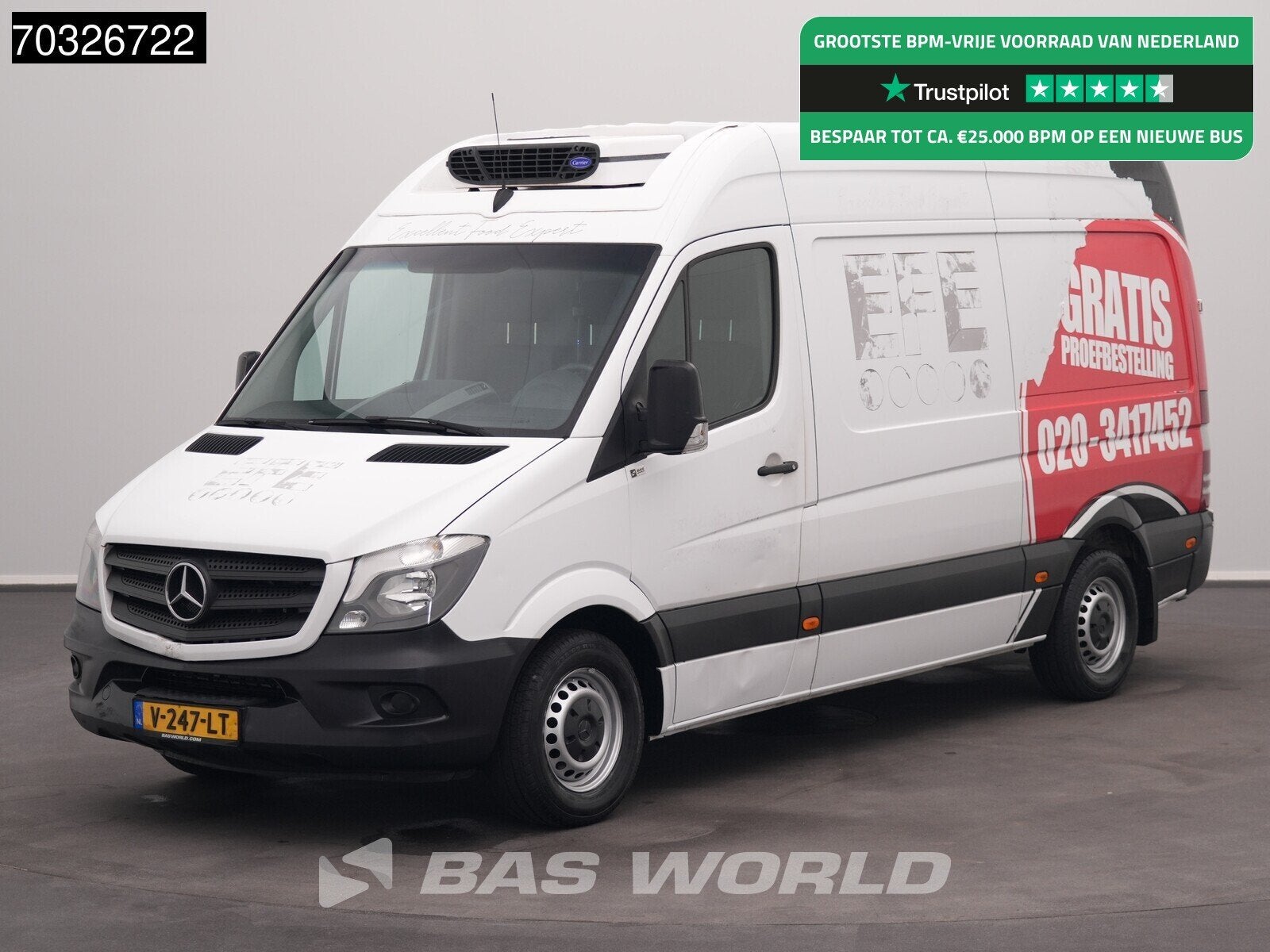 Mercedes Sprinter 313 CDI Engine/Motor Problem! Koelwagen L2, Autos, Euro 5, Achat, Caméra de recul, Entreprise