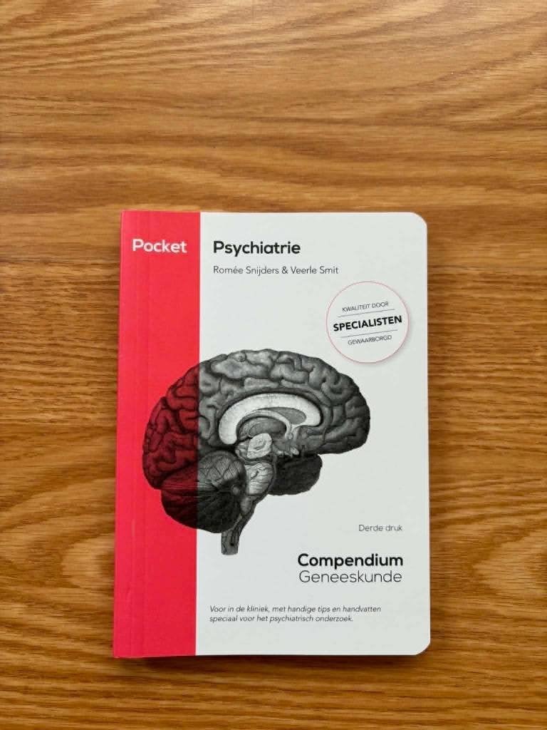 Pocket psychiatrie, Ophalen of Verzenden, Zo goed als nieuw, Overige wetenschappen