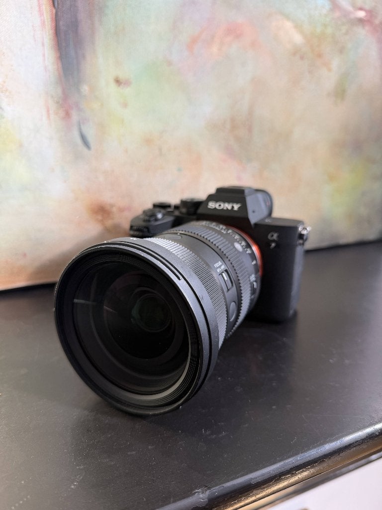 Sony Alpha A7 IV + Sigma 24-70mm f/2.8 Lens, Ophalen, Sony E-mount, Sony, Handmatige focus