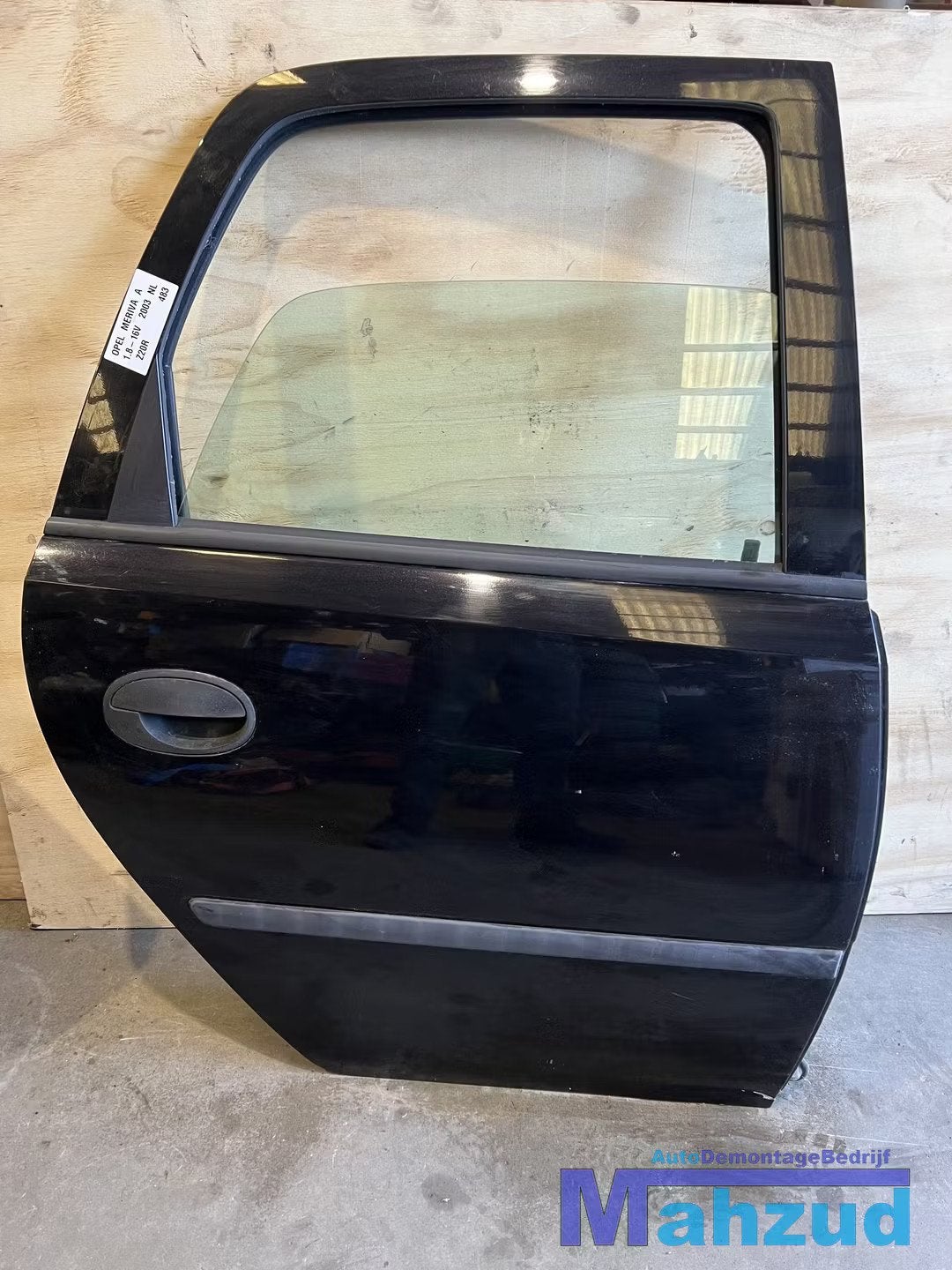 OPEL MERIVA A Zwart Z20R Rechts achter deur 2003-2010, Auto-onderdelen, Gebruikt, Deur, Kontakt@opel-infoservice.de, Opel