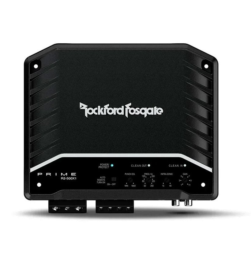 Rockford Fosgate R2-500x1 Monoblok versterker 500W RMS 2 ohm, Ophalen of Verzenden