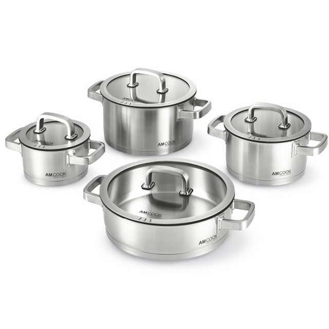 Casseroles Set NEUF AMCOOK Senna S8, Maison & Meubles, Enlèvement