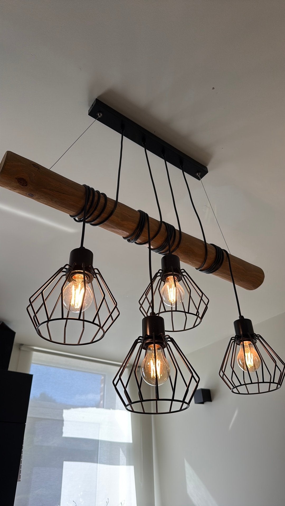 Luminaire / Suspension, Suspension, Industriel, Noir, Comme neuf