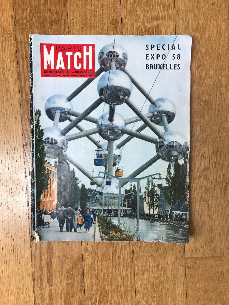 tijdschrift Paris MATCH Expo 1958, Ophalen of Verzenden, Gebruikt