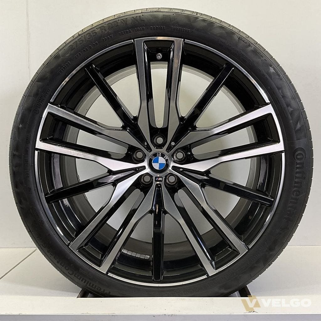 BMW X5 G05 X6 G06 BREEDSET VELGEN + ZOMERBANDEN 22 INCH ORIG, Autos : Pièces & Accessoires, Pneus et Jantes, Véhicule de tourisme