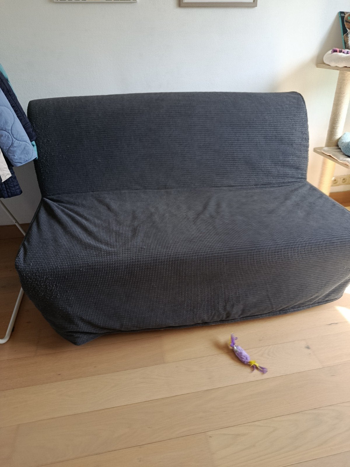 canapé lit 140cm, Maison & Meubles, Chambre à coucher | Canapés-lits, Gris, 210 cm, Enlèvement, Deux personnes