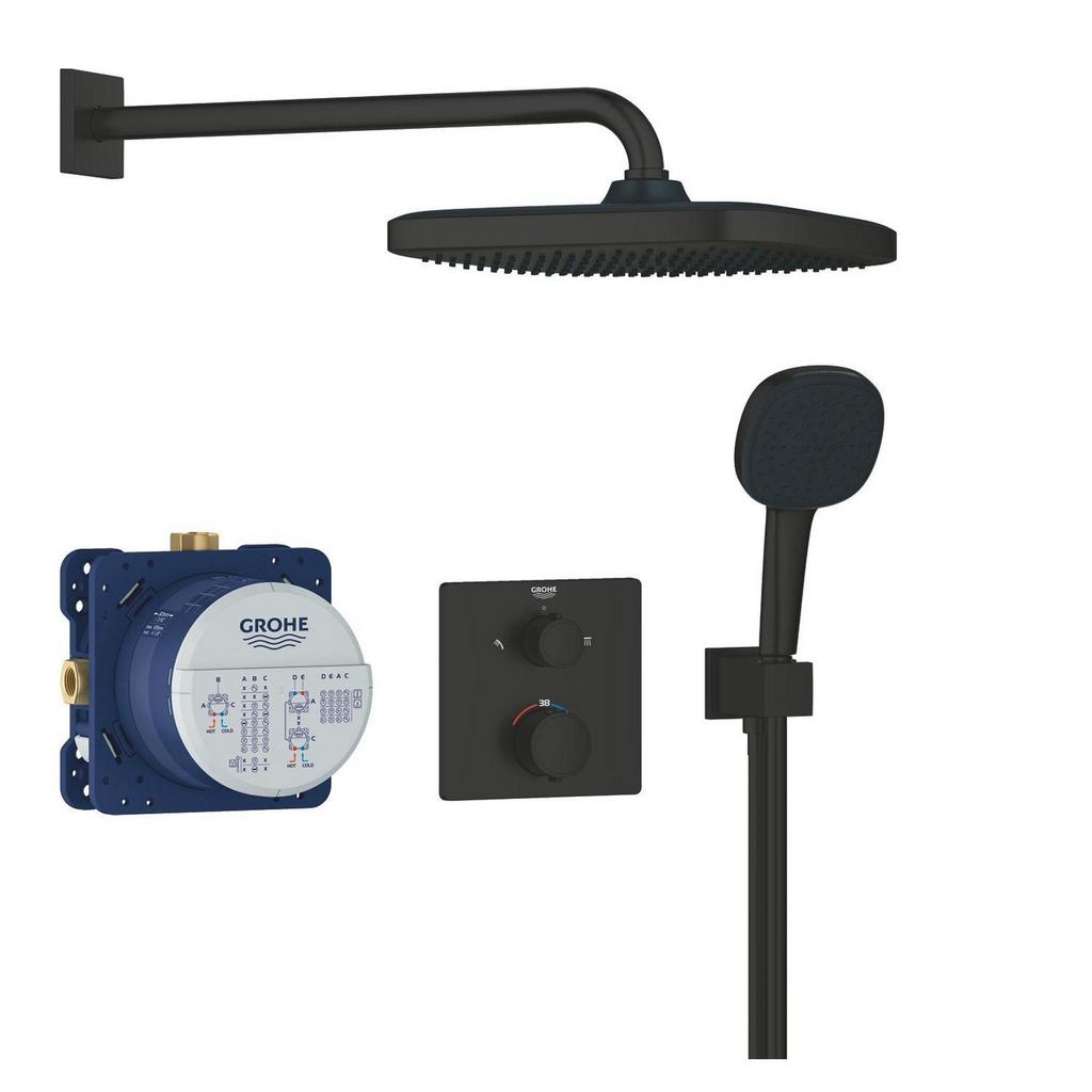 Nieuw in doos: Grohe Precision doucheset (Mat Zwart)48822430, Ophalen of Verzenden, Zo goed als nieuw