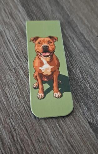 Magnetic bookmark Pitbull, Enlèvement ou Envoi, Neuf, Animal
