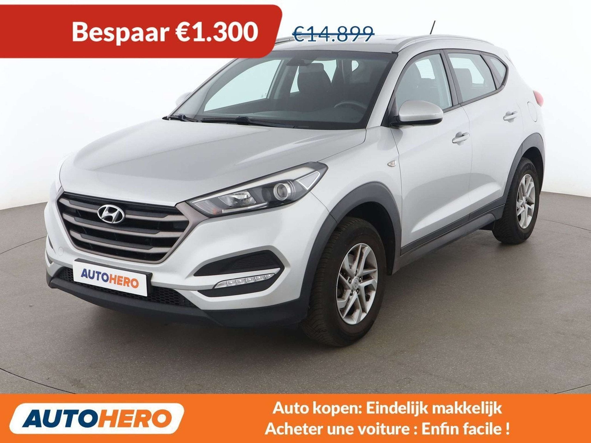 Hyundai Tucson 1.6 Classic blue 2WD, Autos, Argent ou Gris, Achat, Boîte manuelle, Noir