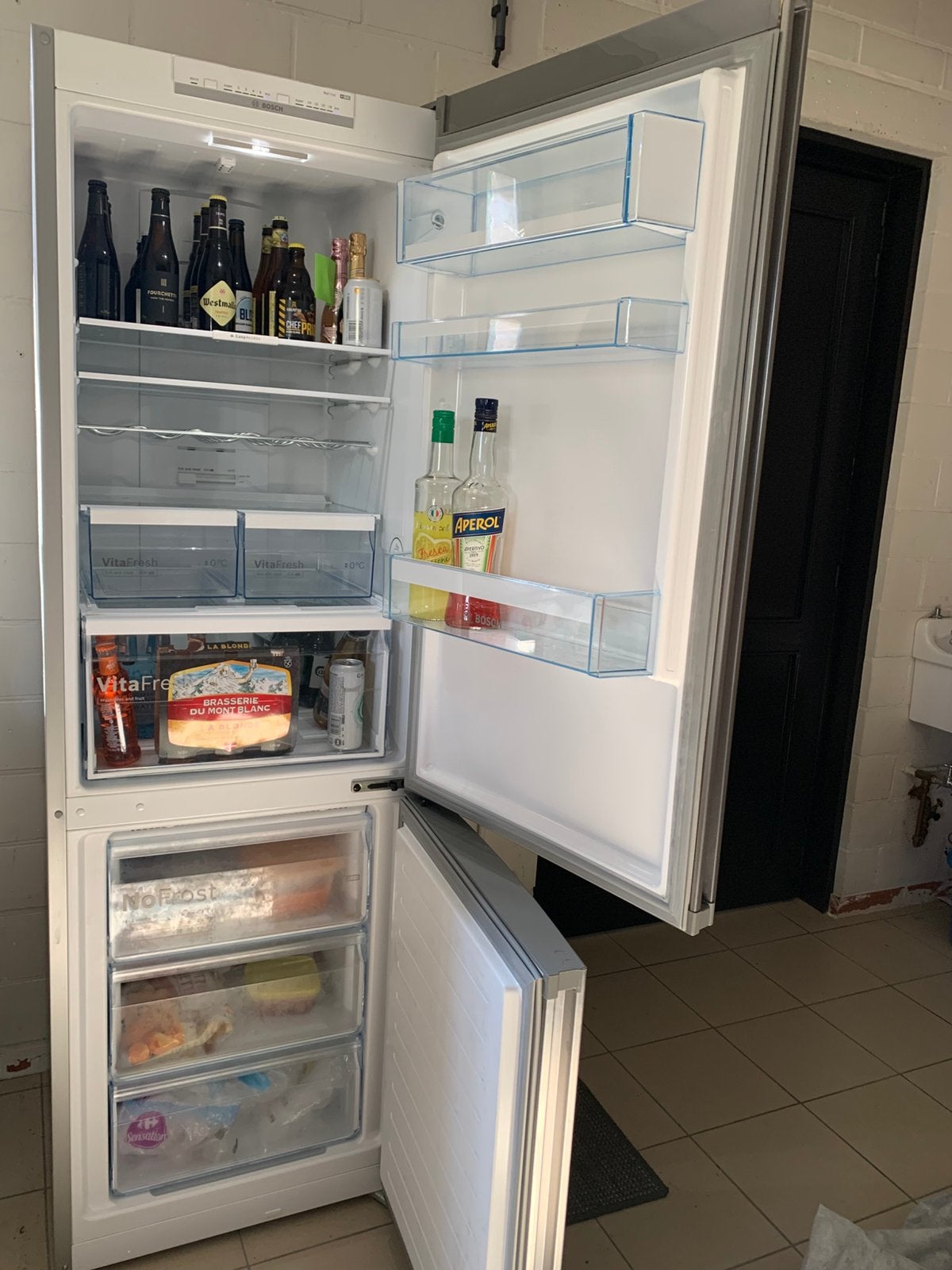 IJskast met diepvries, Elektronische apparatuur, Ophalen, Zo goed als nieuw