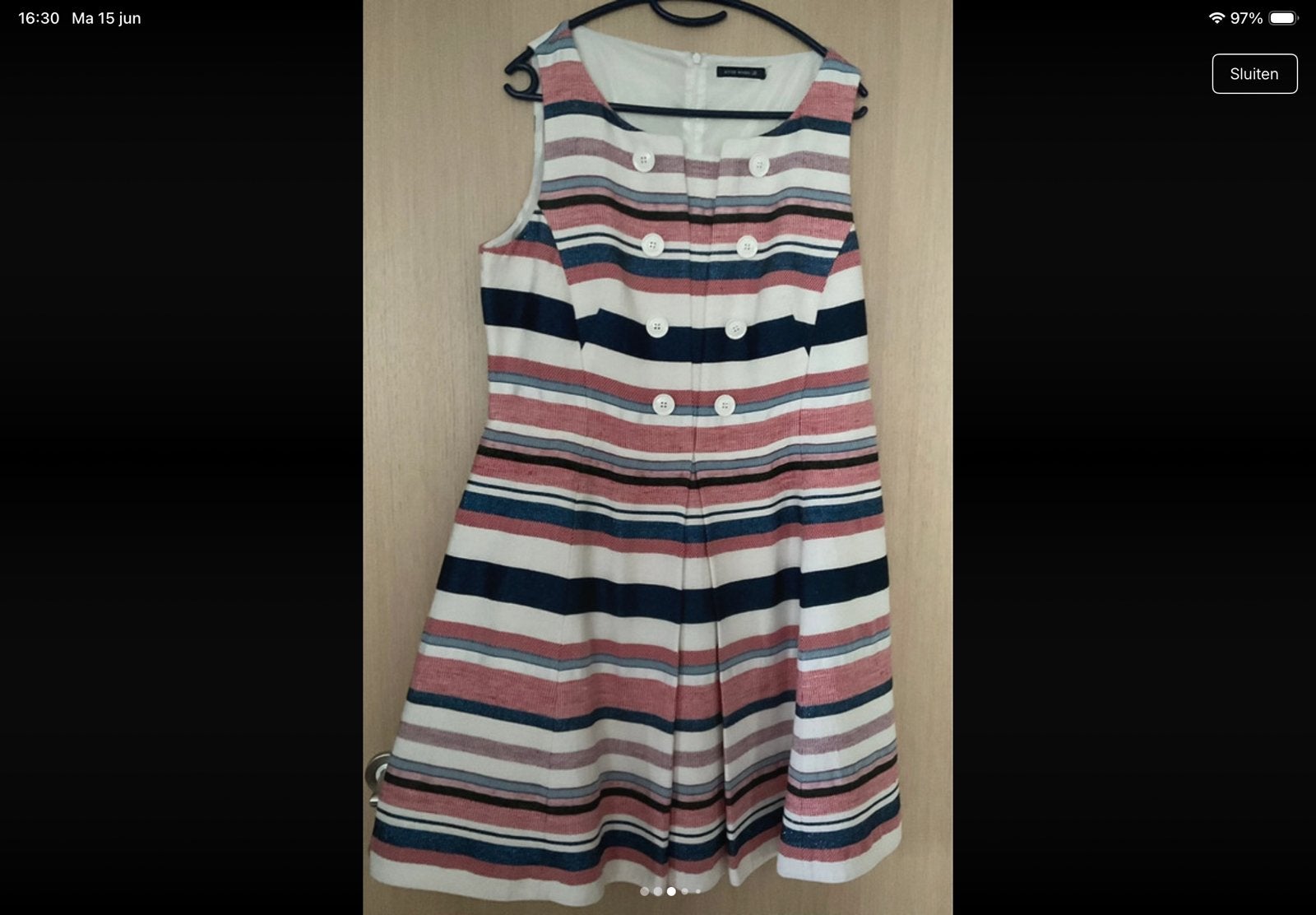 Dames kleed, jurk River Woods maat 42/44 /L - amper gedragen, Kleding | Dames, Ophalen of Verzenden, Zo goed als nieuw, Maat 42/44 (L)