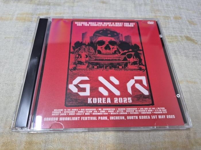 2 DVD's - GUNS N' ROSES - Live Korea 2025, Verzenden, Nieuw in verpakking