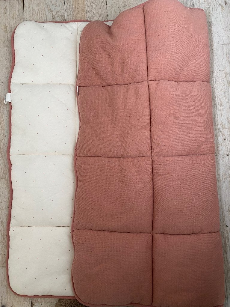 Bemini Parklegger Cadum bambi roze terracotta 75 x 95 cm, Ophalen, Zo goed als nieuw, Vierkant, Boxkleed