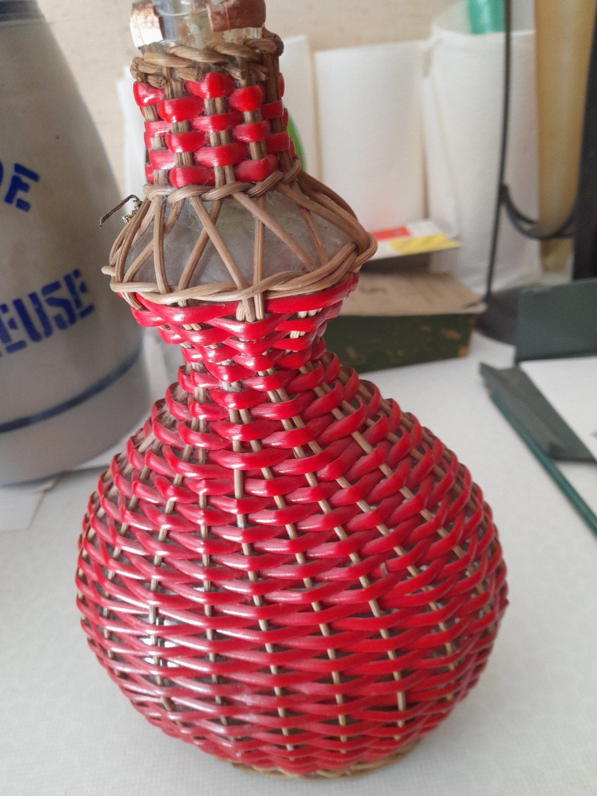 Bouteille, Maison & Meubles, Accessoires pour la Maison | Vases, Enlèvement, Utilisé, Rouge