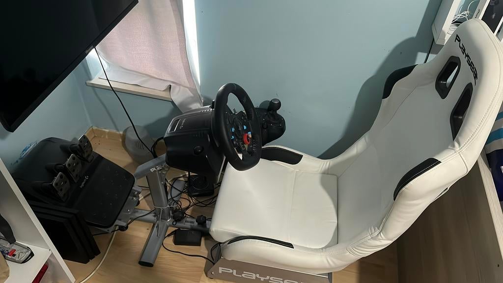 Ps4 pro +volant +siege +levier de vitesse et jeux, Enlèvement, Comme neuf