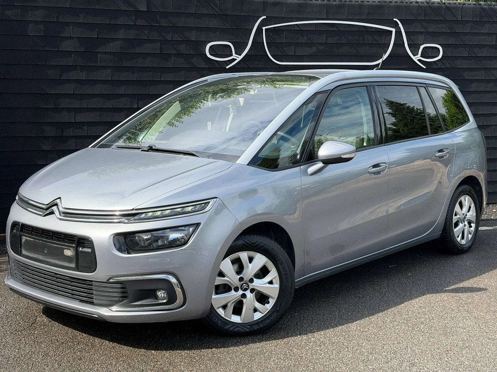 Citroën Grand C4 Picasso 1.6 BlueHDi+BOITE AUTO+7 PLACES+NA, Autos, Argent ou Gris, Achat, Euro 6, Entreprise