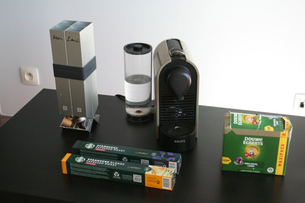 KOFFIEZETAPPARAAT KRUPS, Elektronische apparatuur, Ophalen, Koffiemachine, Zo goed als nieuw, Koffiepads en cups
