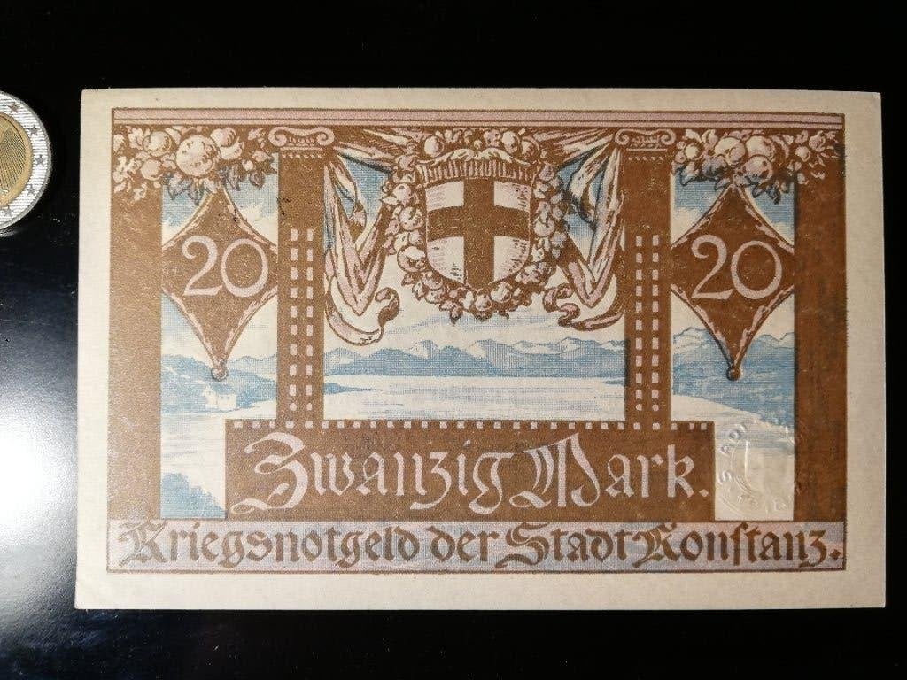 20 mark de Constance 1919, Envoi