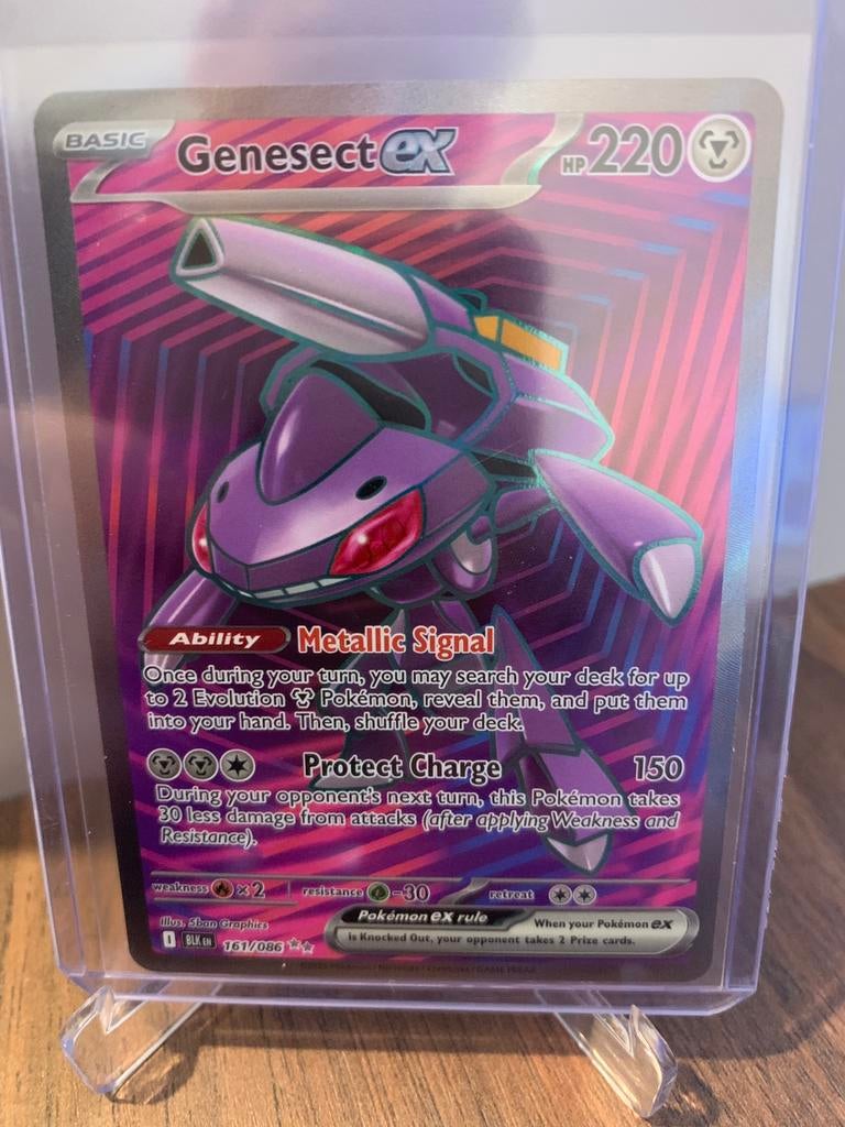 Pokemon genesect ex blacl bolt, Ophalen of Verzenden, Zo goed als nieuw