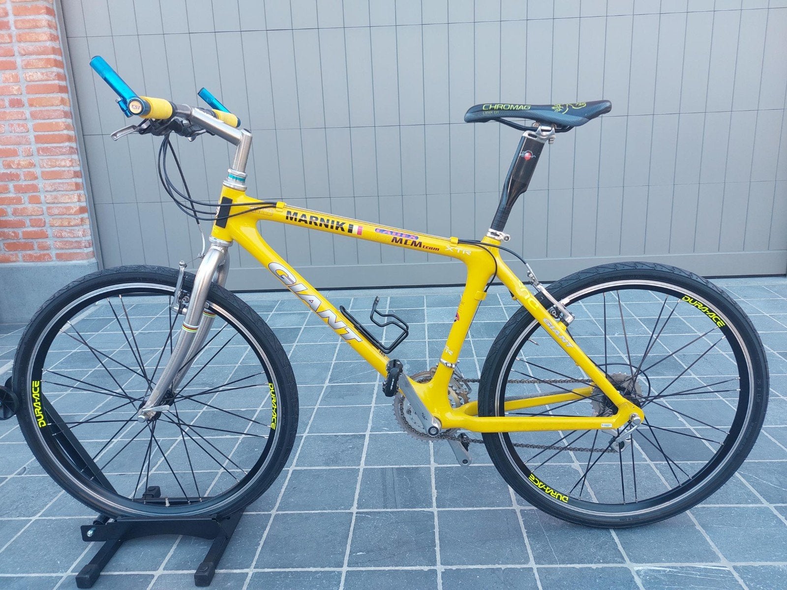 Iconische GIANT MCM-team carbon mountainbike 17,5"/ M,..., Fietsen en Brommers, Ophalen, Zo goed als nieuw, Meer dan 20 versnellingen