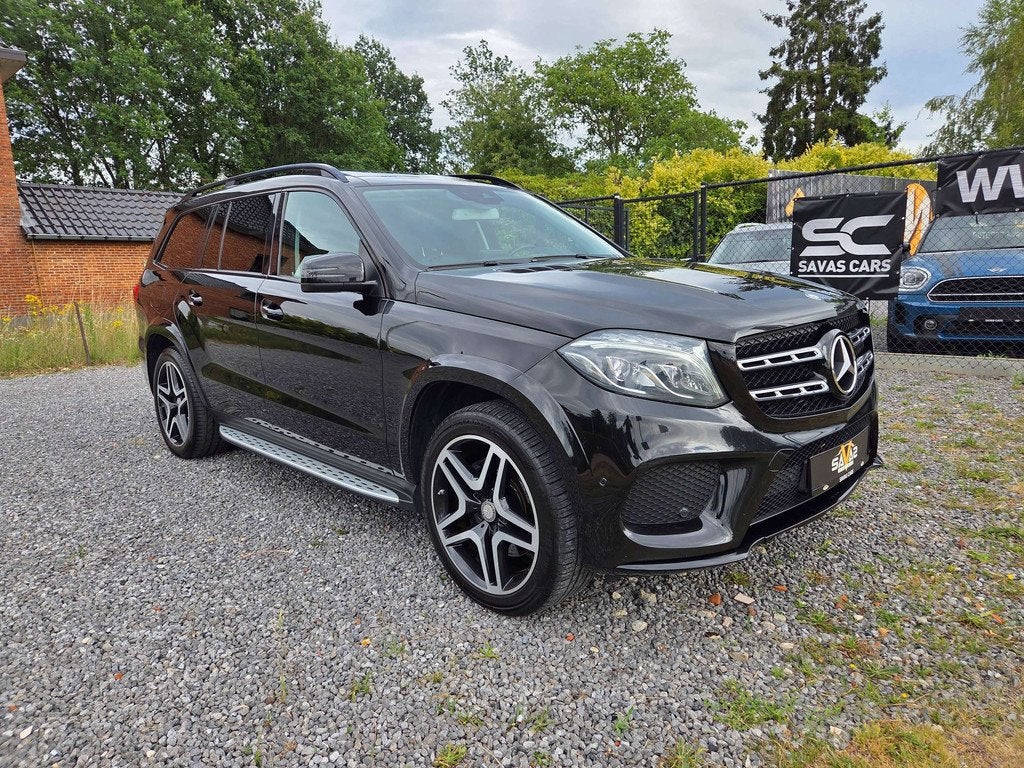 Mercedes-Benz GLS 350 GLS 350 d 4-Matic/7 ZIT/PANO/TREKHAAK/, Auto's, Gebruikt, Zwart, Lichtsensor, Leder