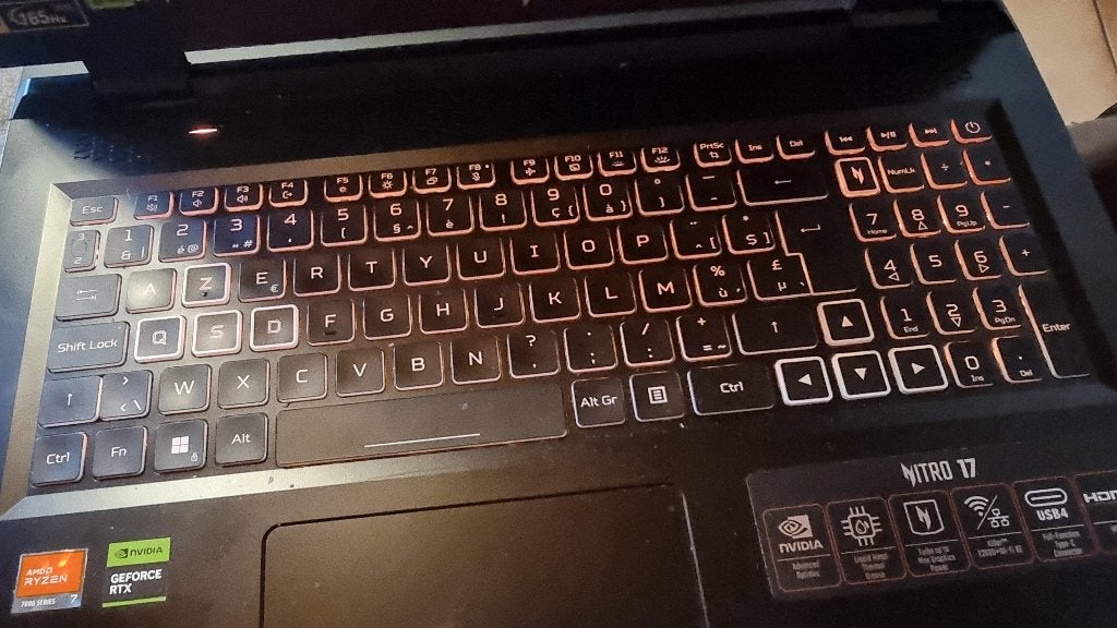 Acer Nitro 5 AN17-41-R7VF + lader, perfect, Ophalen, Gebruikt, Met videokaart, Gaming
