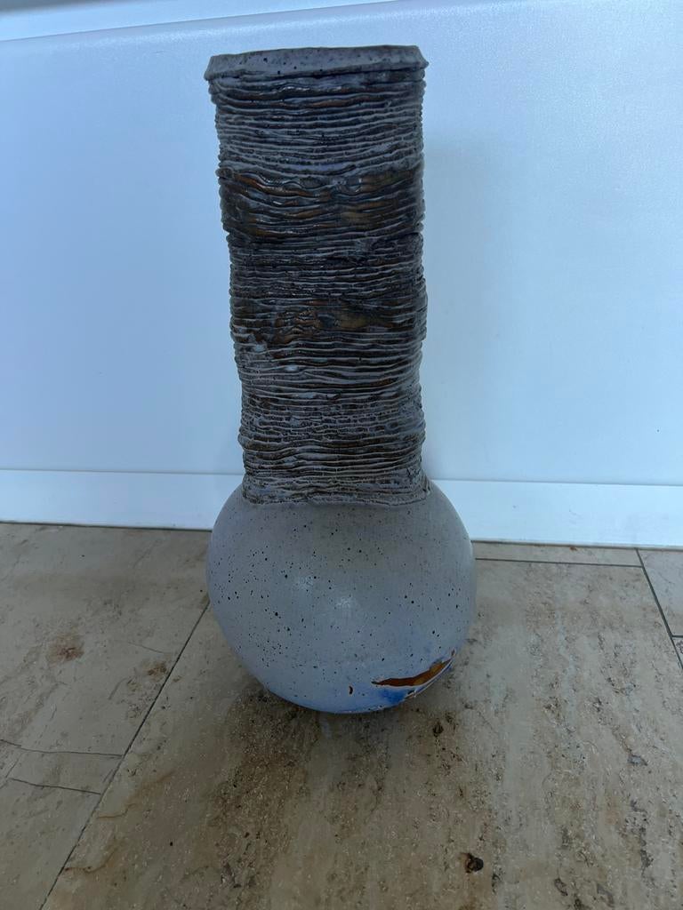 Vintage Studio Pottery Vaas/Paraplustandaard - (42 cm), Ophalen