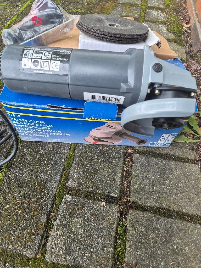 Haakse slijper, Ophalen, Gebruikt, 700 tot 1000 watt, Haakse handslijpmachine