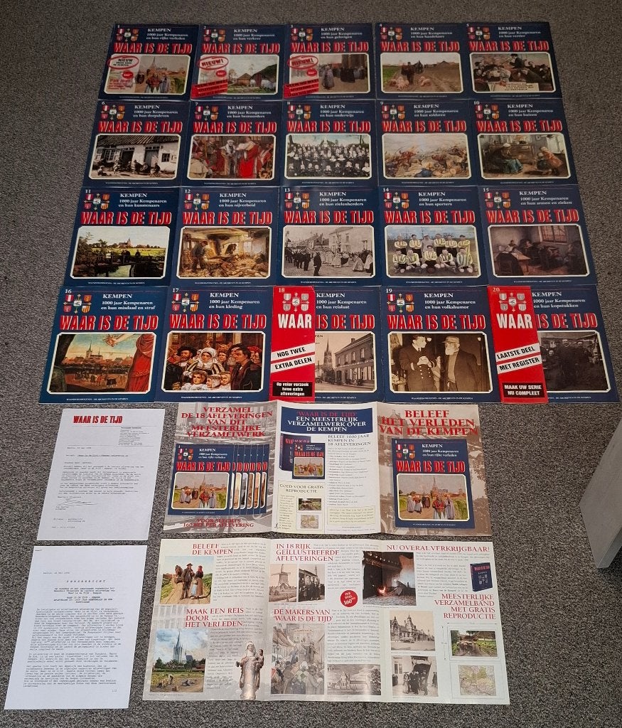 Waar is de tijd: Kempen. 1000 jaar Kempenaren complete reeks, Ophalen of Verzenden, 1980 tot heden, Tijdschrift