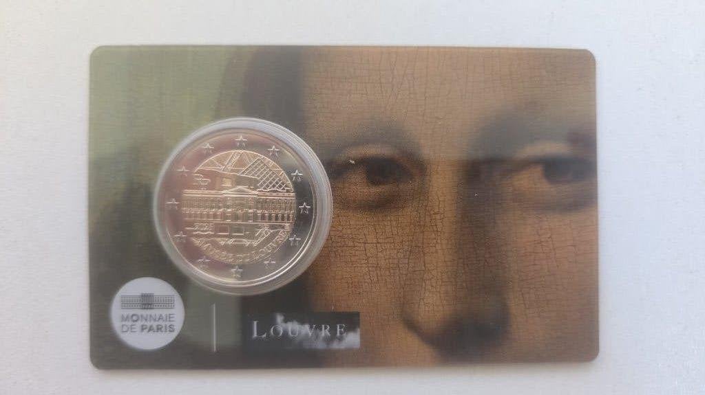 2 euro - Frankrijk 2025 -"Louvre - Mona Lisa", Ophalen of Verzenden, Frankrijk, 2 euro, Losse munt