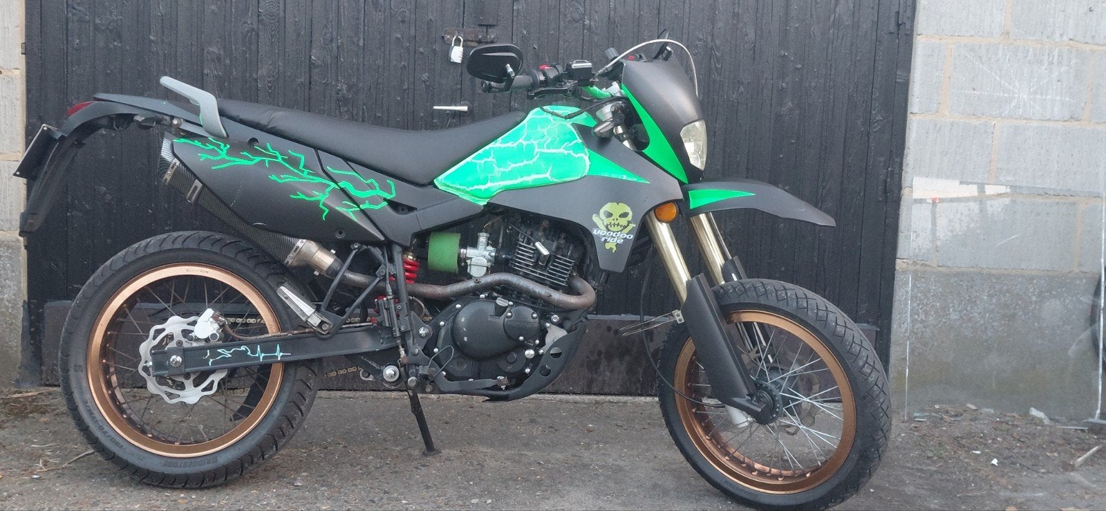 Qingqi, Kreidler, Pioneer, supermoto 125cc, Fietsen en Brommers, Brommers | Overige merken, Ophalen, Zo goed als nieuw, 125 cc