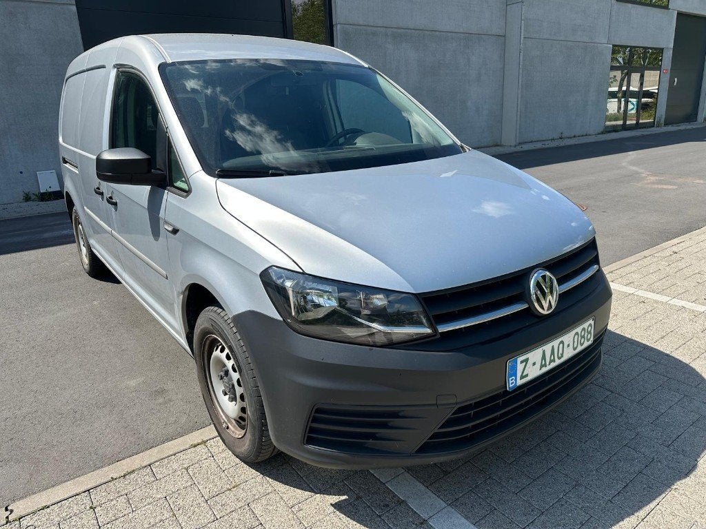 VOLKSWAGEN CADDY MAXI 2.0TDI | VERLENGDE VERSIE | AIRCO, 100 kW, Argent ou Gris, Entreprise, 2 places
